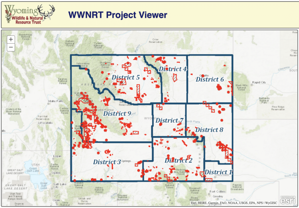 WWNRT Project Map