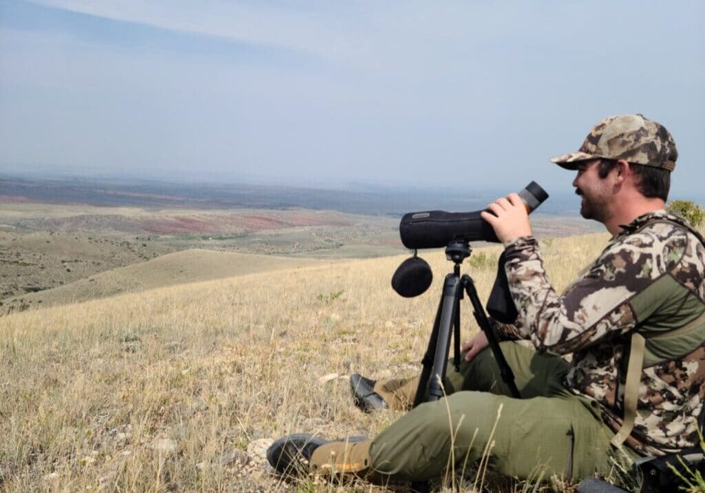 Jaden Bales takes a long quiet moment to let nature come to him